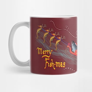 merry fish-mas santa cod! Mug